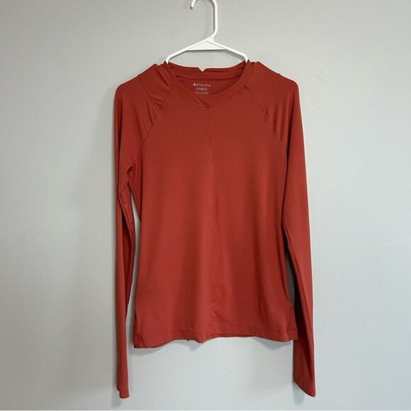Athleta Sunchaser UPF Dusty Rose Pink Long Sleeve Active Outdoor Top Size XS - Picture 3 of 10